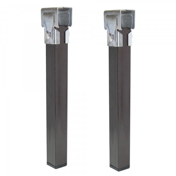 Pata somier 35x35mm. negra a-25 cm. 4u.