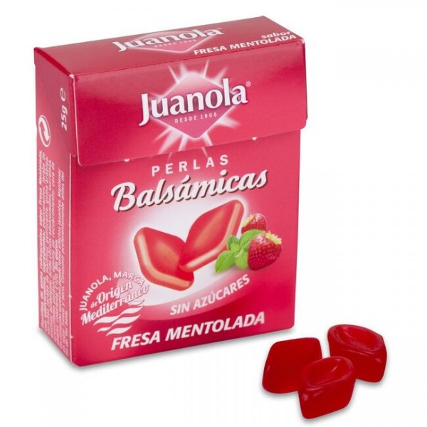Juanola Perlas Fresa Mentolada 25 g
