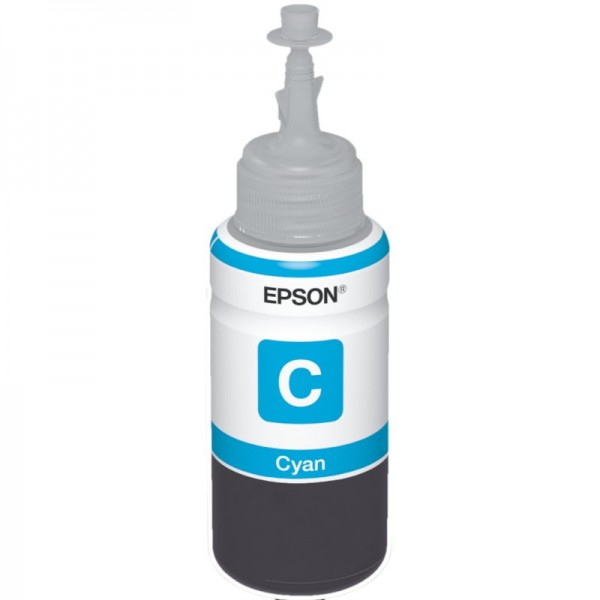 Epson botella tinta ecotank t6641 cyan