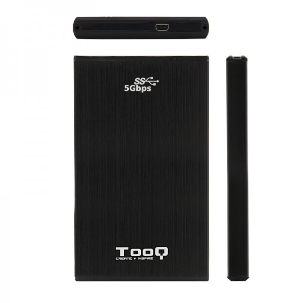 Tooq tqe-2522b caja hd 2.5" sata3 usb 3.0 negra