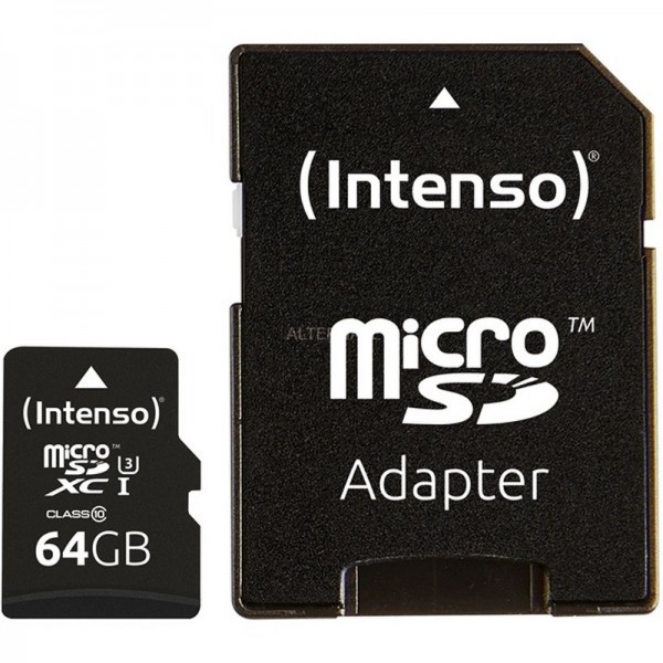 Intenso 3433490 micro sd uhs-i profesional 64gb