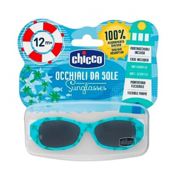 Chicco Gafas de Sol Verdes con Hojas 12 Meses