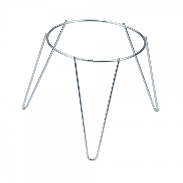 Soporte para macetero con pie zincado 16cm sv03060 sauvic (pack 2 unidades)