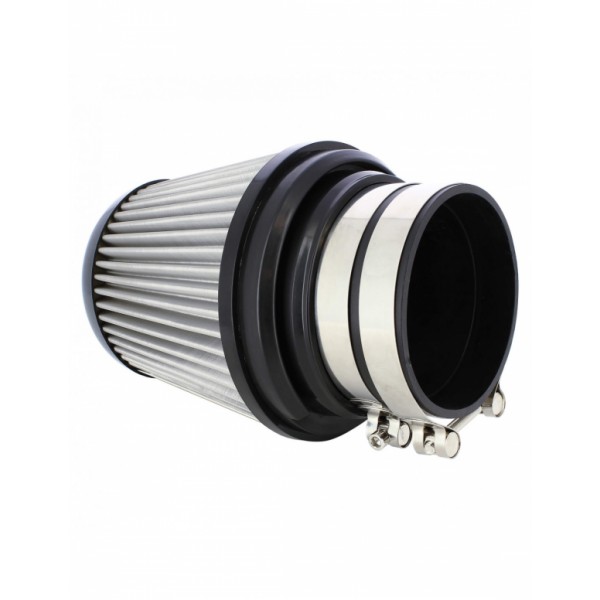 Filtro de Aire Universal para Coche Incluye 4 Adaptadores 60mm 65mm 70mm 77mm Color Gris/Negro