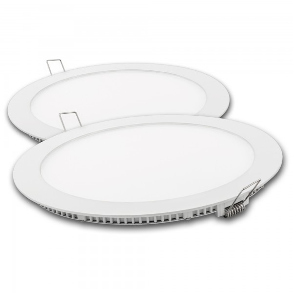 Downlight led redondo blanco 18w.n.2unid