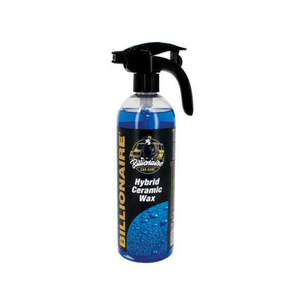 Billionaire Hybrid Ceramic Wax Cera Hibrida en Spray para Coche Extrema Protección Repele el Agua Enriquecido con Carnauba 750ml