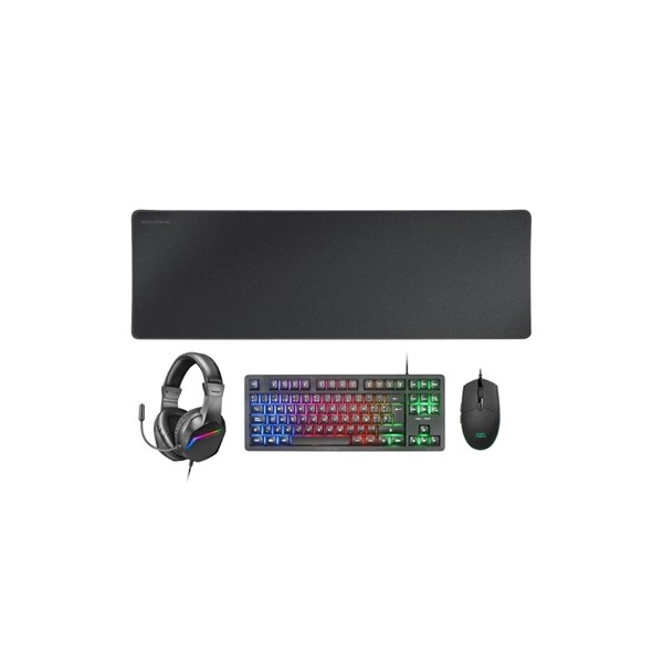 Mars gaming combo gaming mcp-rgb3 4en1 negro