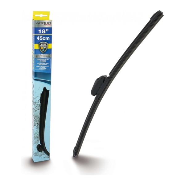 Escobilla Limpiaparabrisas para Coche Modelo Aquan45 Ultra Flex Series 18" 45 cm 1 Unidad con 8 Adaptadores