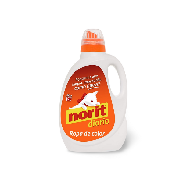 Detergente Norit Ropa Color 28 Dosis - Mantiene el Brillo
