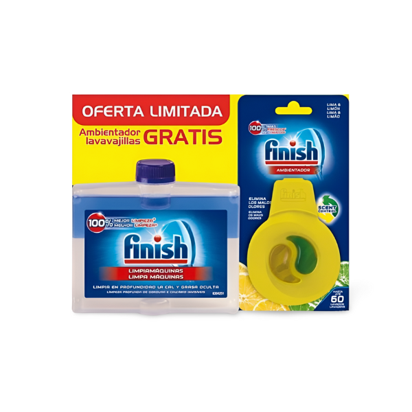 Limpia Máquinas Finish Lavavajillas 250ml - Mantenimiento Integral