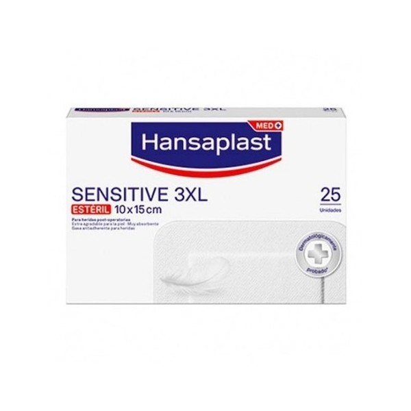 Hansaplast Sensitive 3xl 15x10 cm 5 Uds