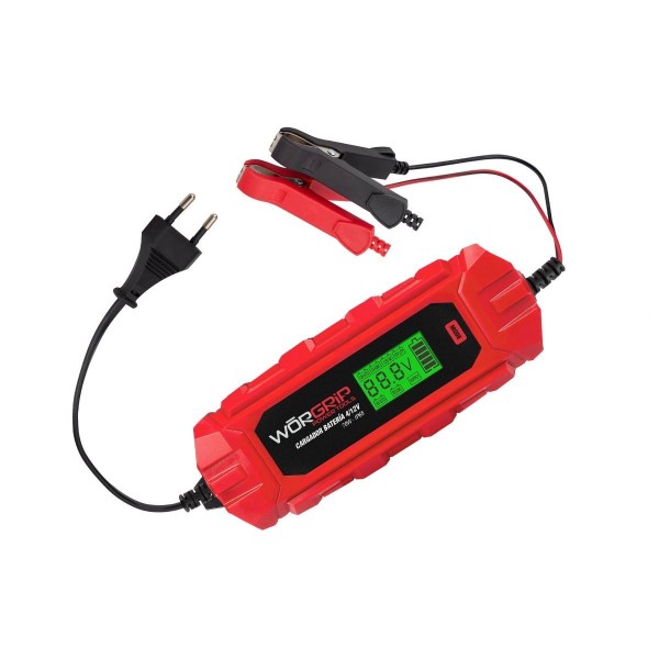 Cargador bateria worgrip 4/12v.