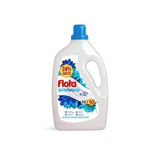 Detergente Polvo Flota Oceánico (42+10 Gratis) - Blancura Total