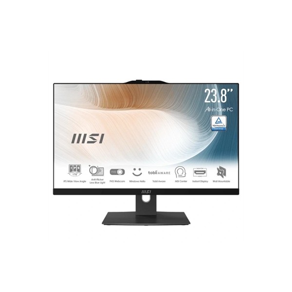 Msi am242p-1241es i7-1255u 16gb 512gb dos 24"negro