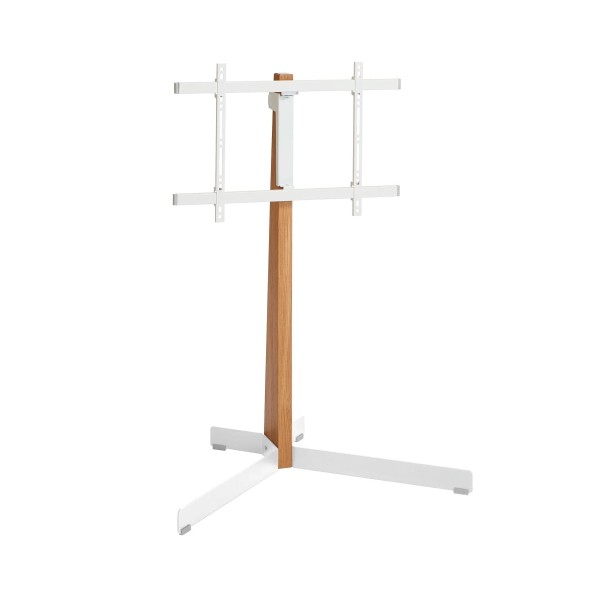 Vogel's tvs 3695 wood & white / soporte de pie para tv de 40" a 77"