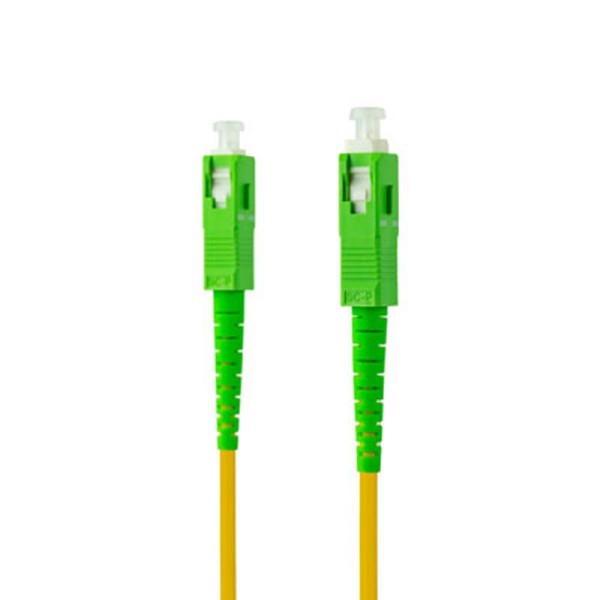 Nanocable cable fibra sc/apc lszh amarillo 1m
