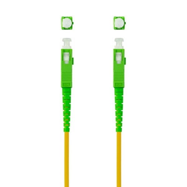 Nanocable cable fibra sc/apc lszh amarillo 1m