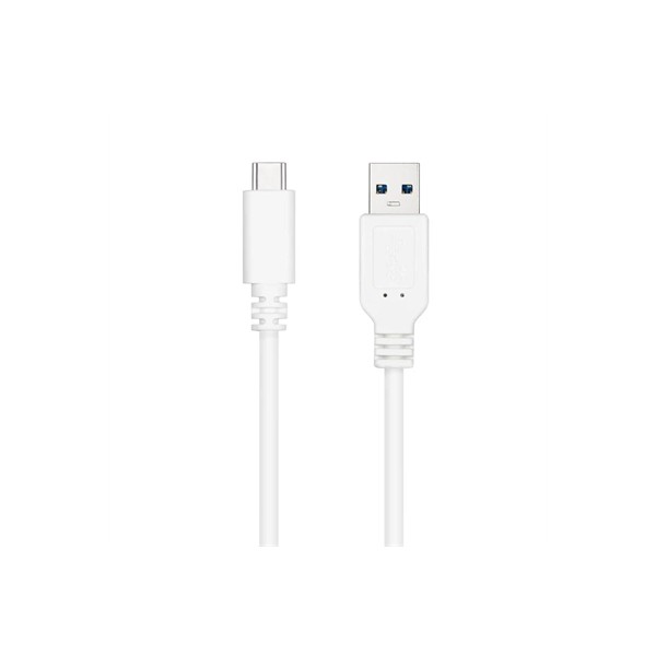 Nanocable cable usb 3.1 gen2 usb-c/a 0,5 m blanco