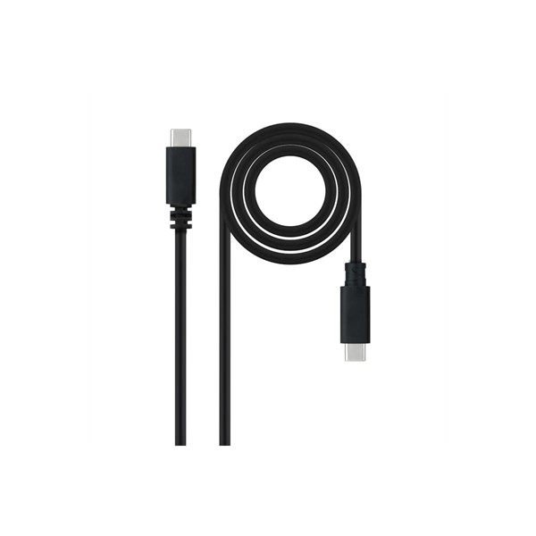 Nanocable cable usb2.0 3a usb-c/m-usb-c/m 1.5 m