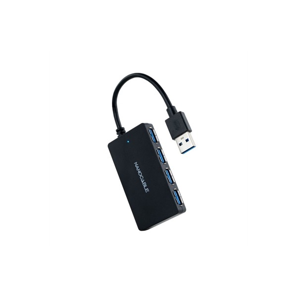 Nanocable hub usb 3.0 con 4 puertos de usb 3.0