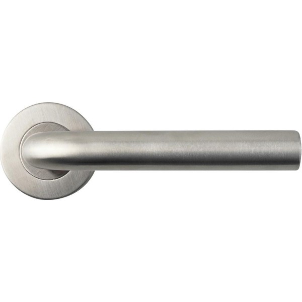 Manilla curva roseta 50mm.inox