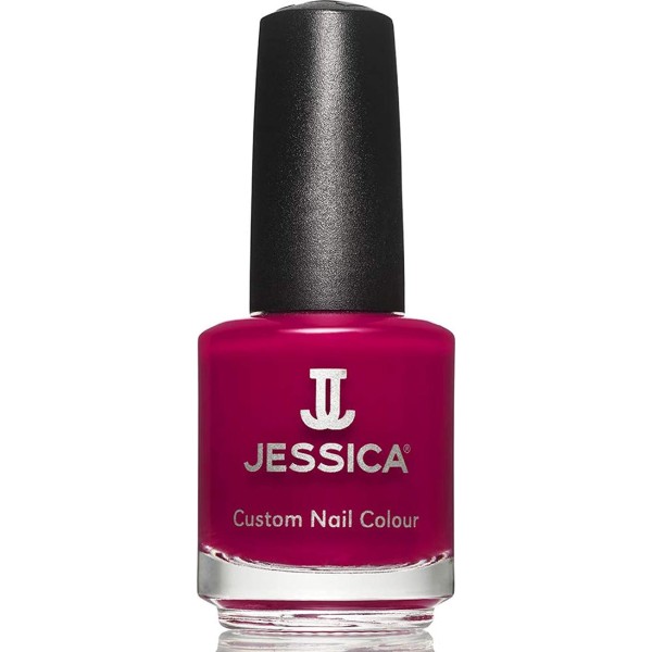 Jessica custom nail colour esmalte de uñas festival fucshia and berry 15ml