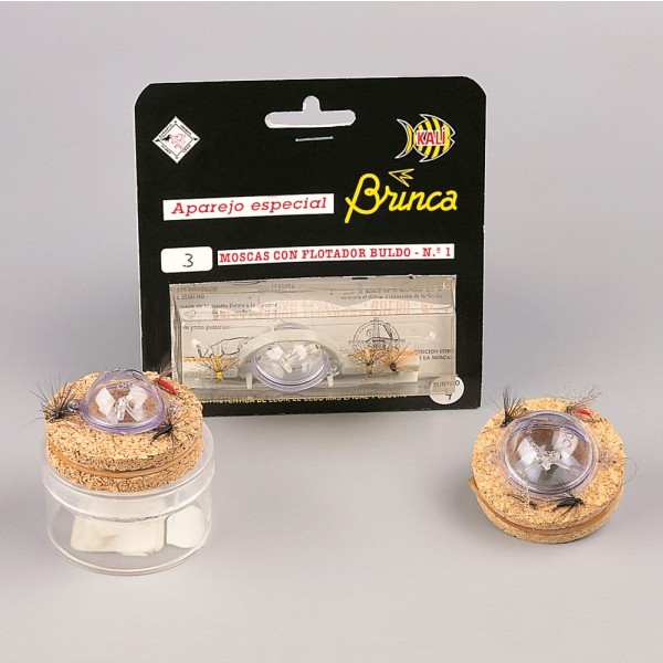 Aparejo 3 moscas b/2 especial para pesca de la trucha