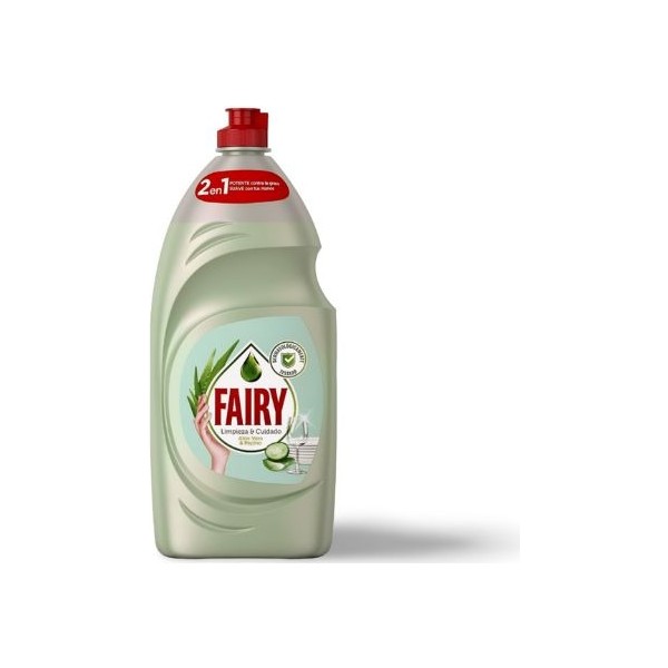 Fairy Lavavajillas Mano Aloe Vera y Pepino 520ml - Cuida Manos