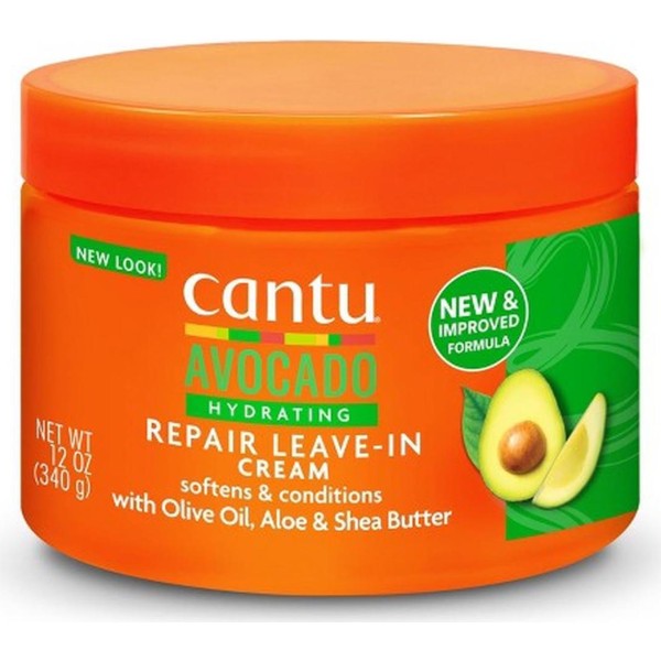 Cantu avocado hydrating repair leave-in cream conditioner 340gr