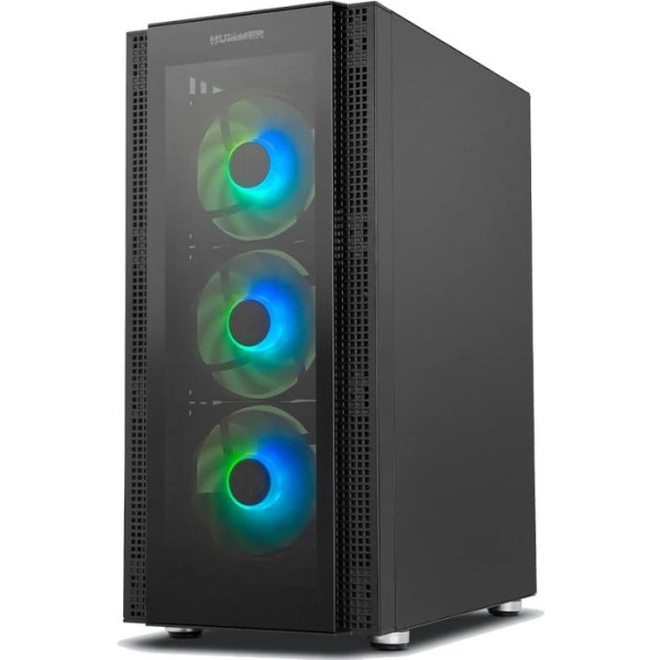 Nox semitorre hummer aero hyperflow argb negro