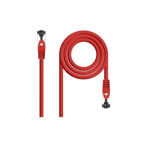 Nanocable cable red cat. 8.1 2ghz sstp rojo 1m