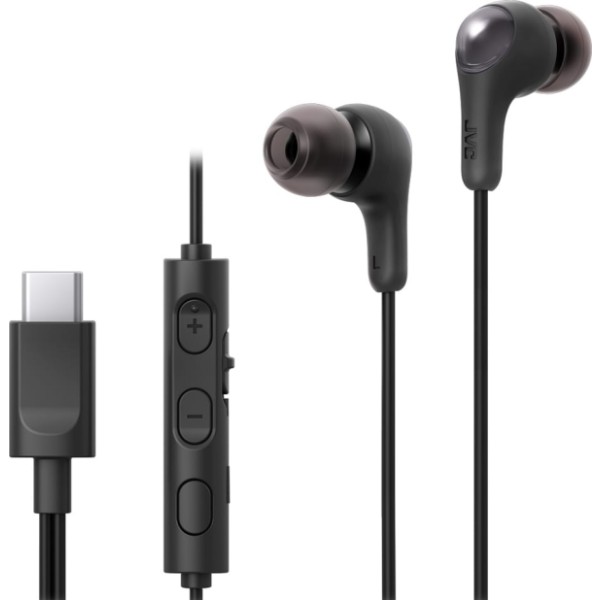 Jvc  ha-fr9uc gumy connect black / auriculares con cable usb-c™