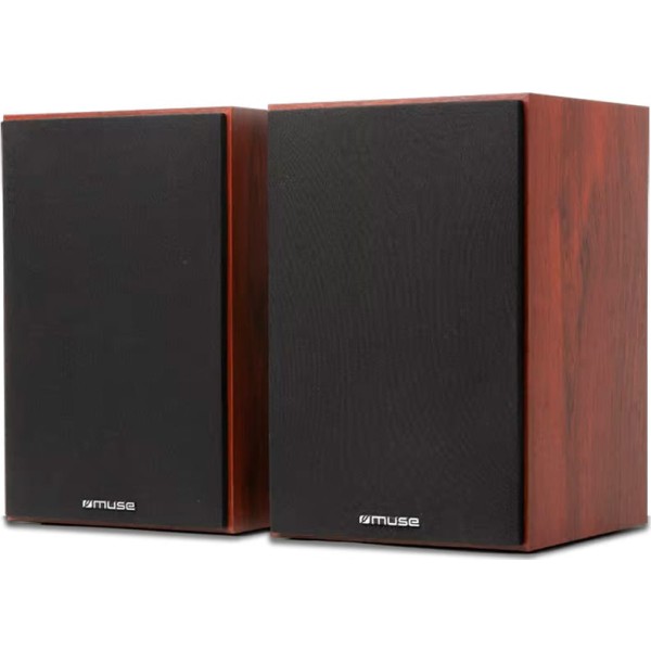 Muse m-610 sh negro/madera / altavoz de estantería