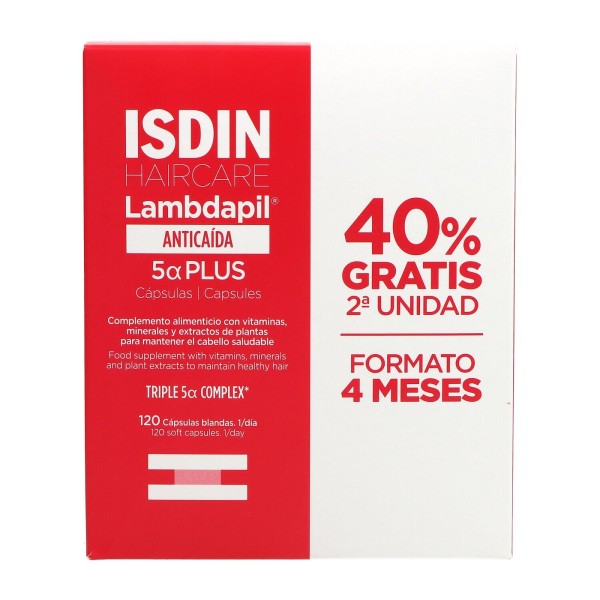 ISDIN Lambdapil 5 Alfa Plus 120 Cápsulas